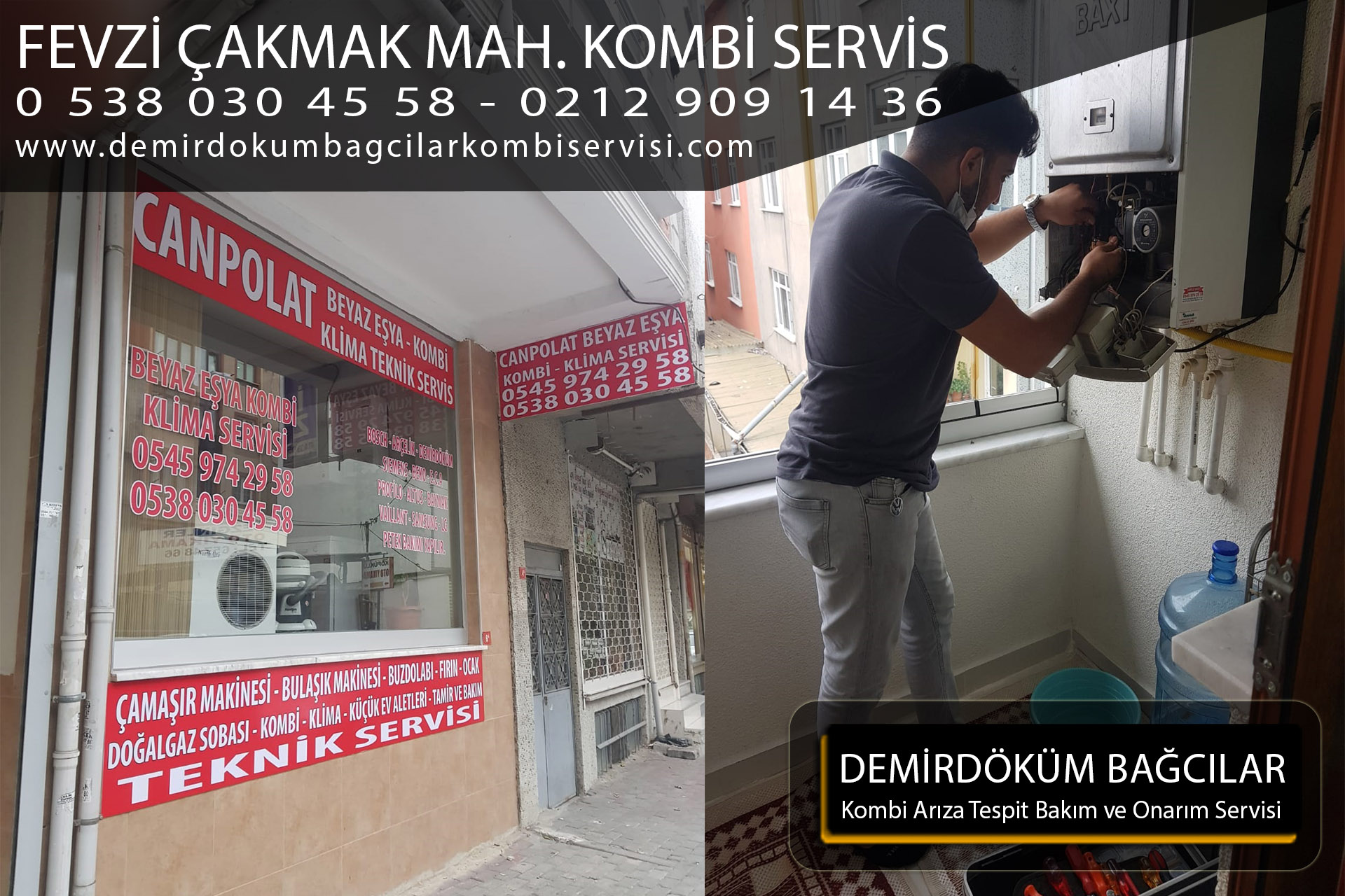 fevzi çakmak mahallesi kombi servis