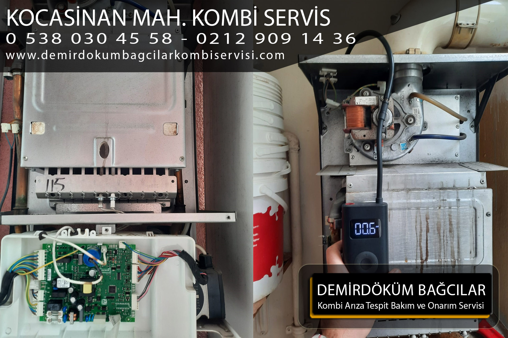 kocasinan mahallesi kombi servis