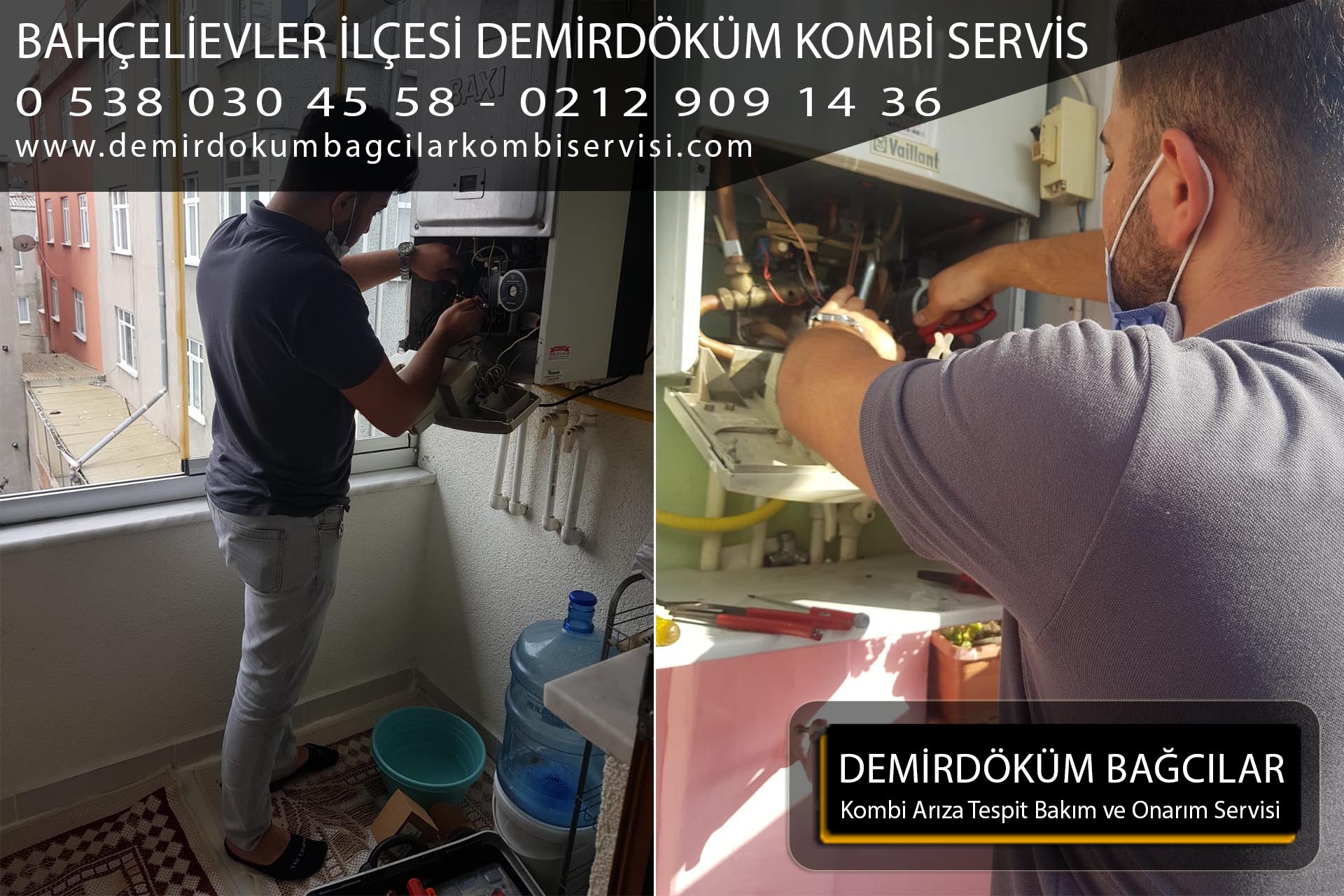 bahçelievler ilçesi demirdöküm kombi servis