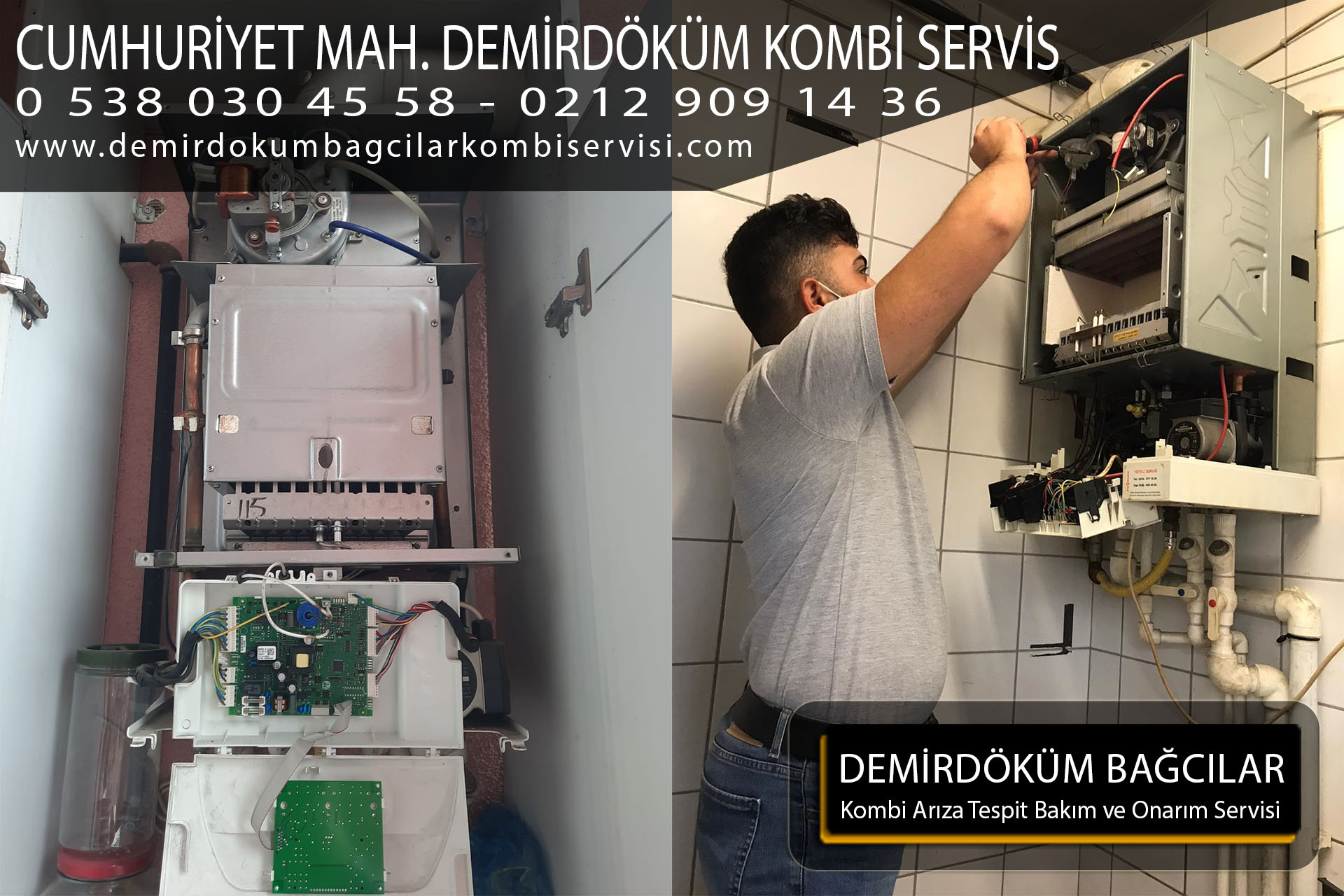 cumhuriyet mahallesi demirdöküm kombi servis