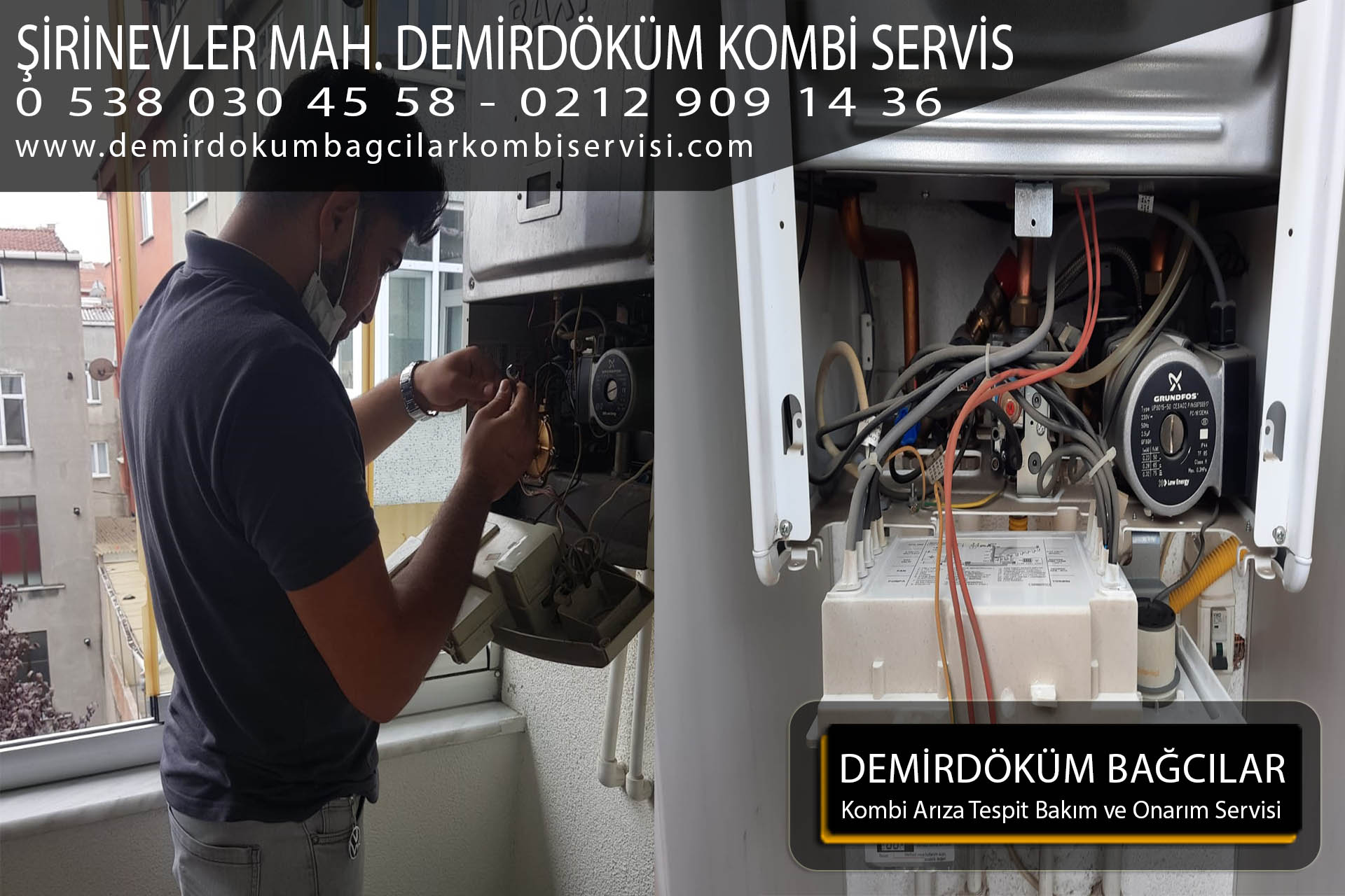 şirinevler mahallesi demirdöküm kombi servis