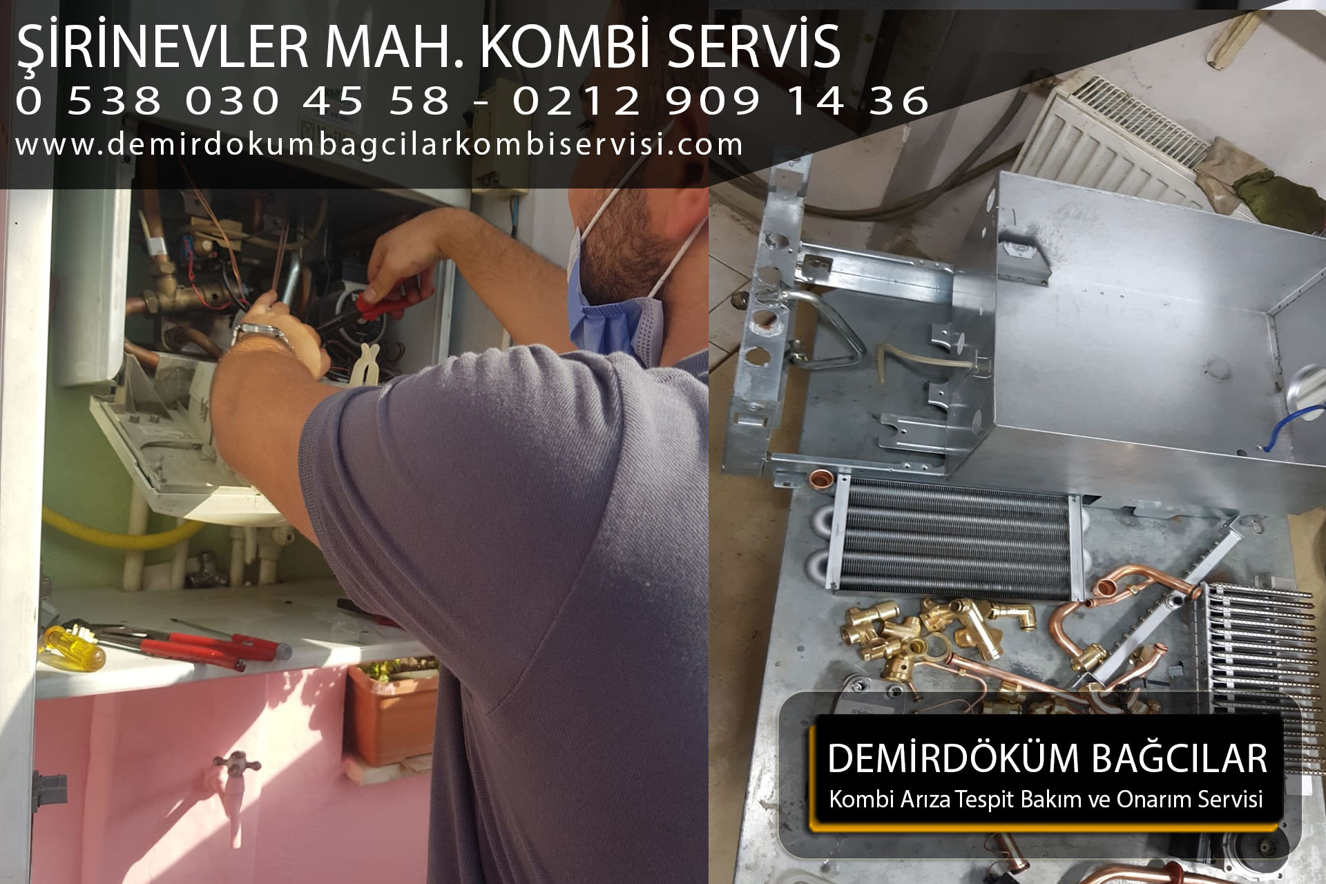 şirinevler mahallesi kombi servis