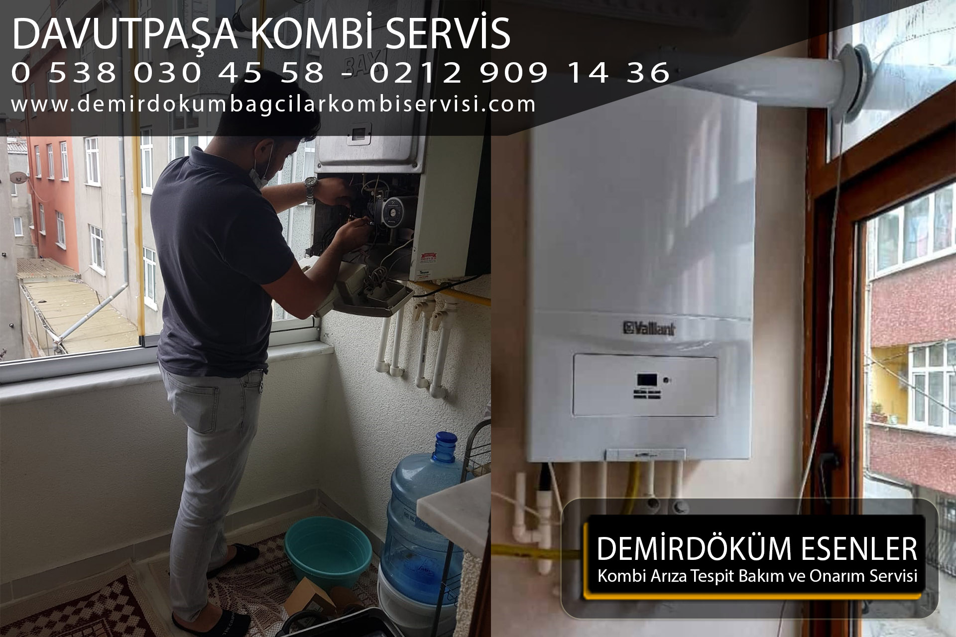 davutpaşa kombi servis