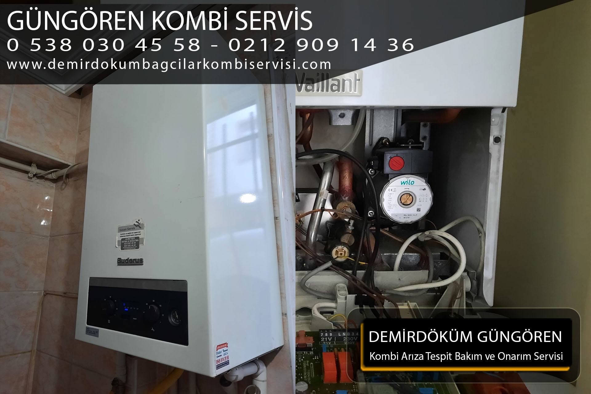 güngören kombi servis