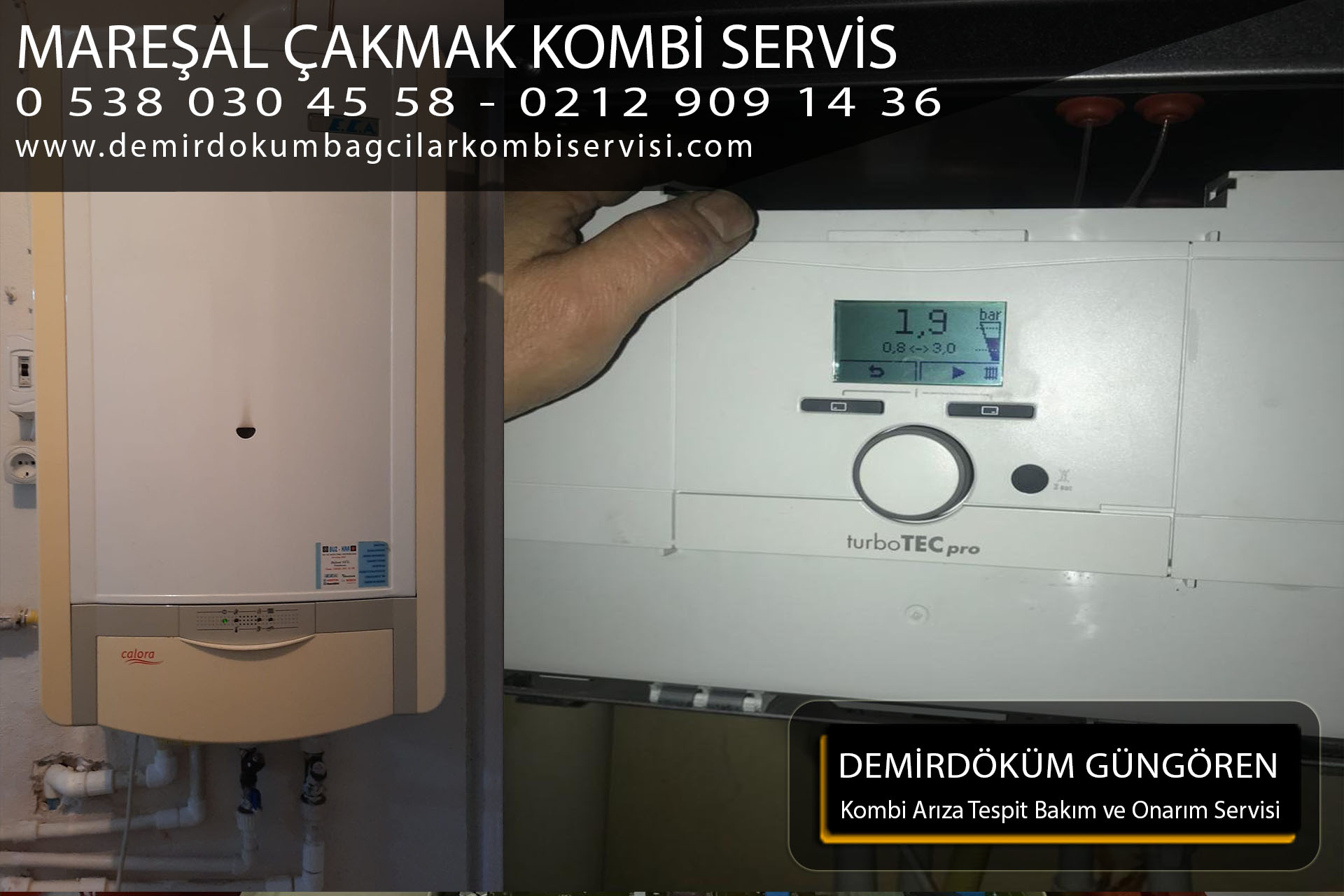mareşal çakmak kombi servis
