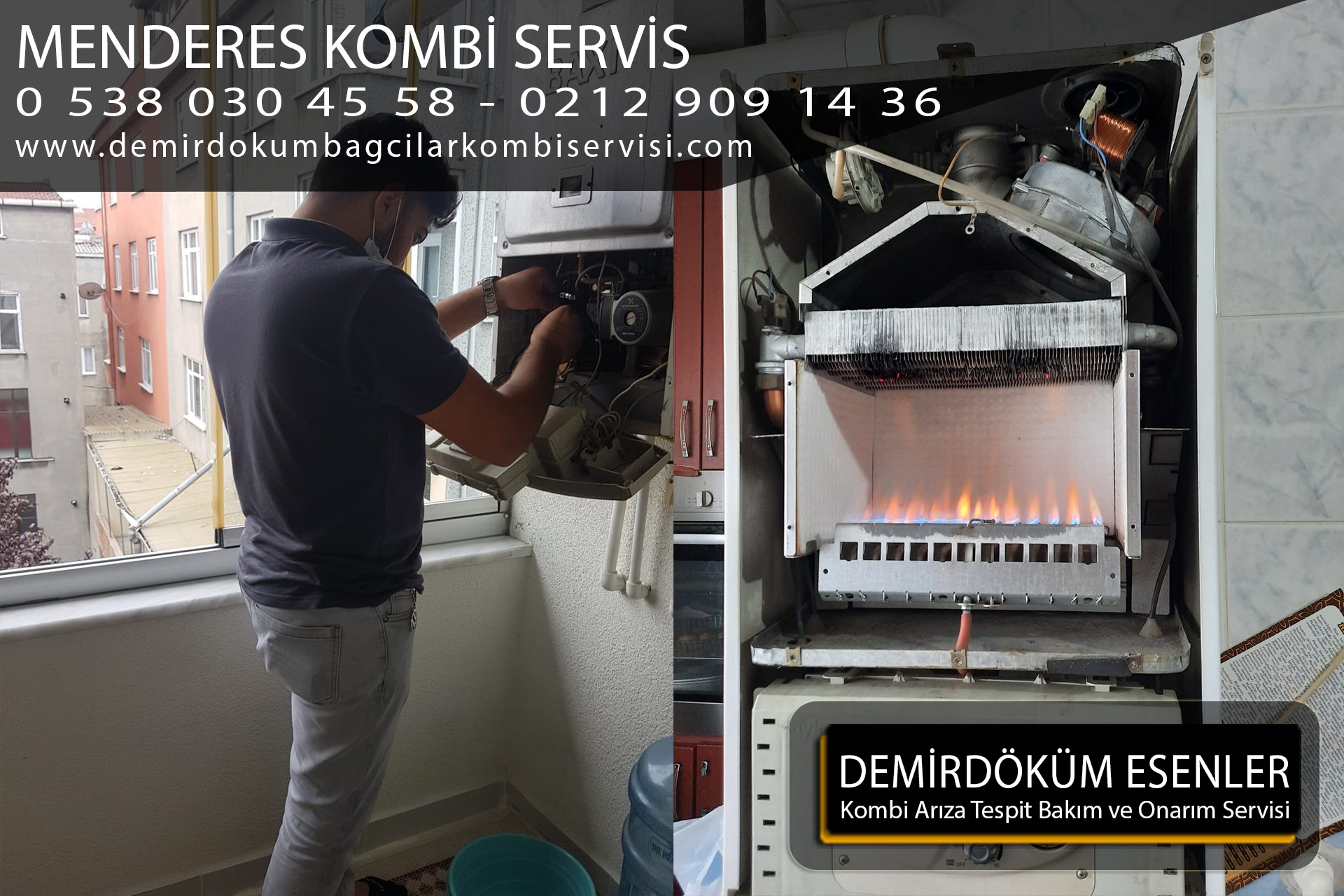 menderes kombi servis