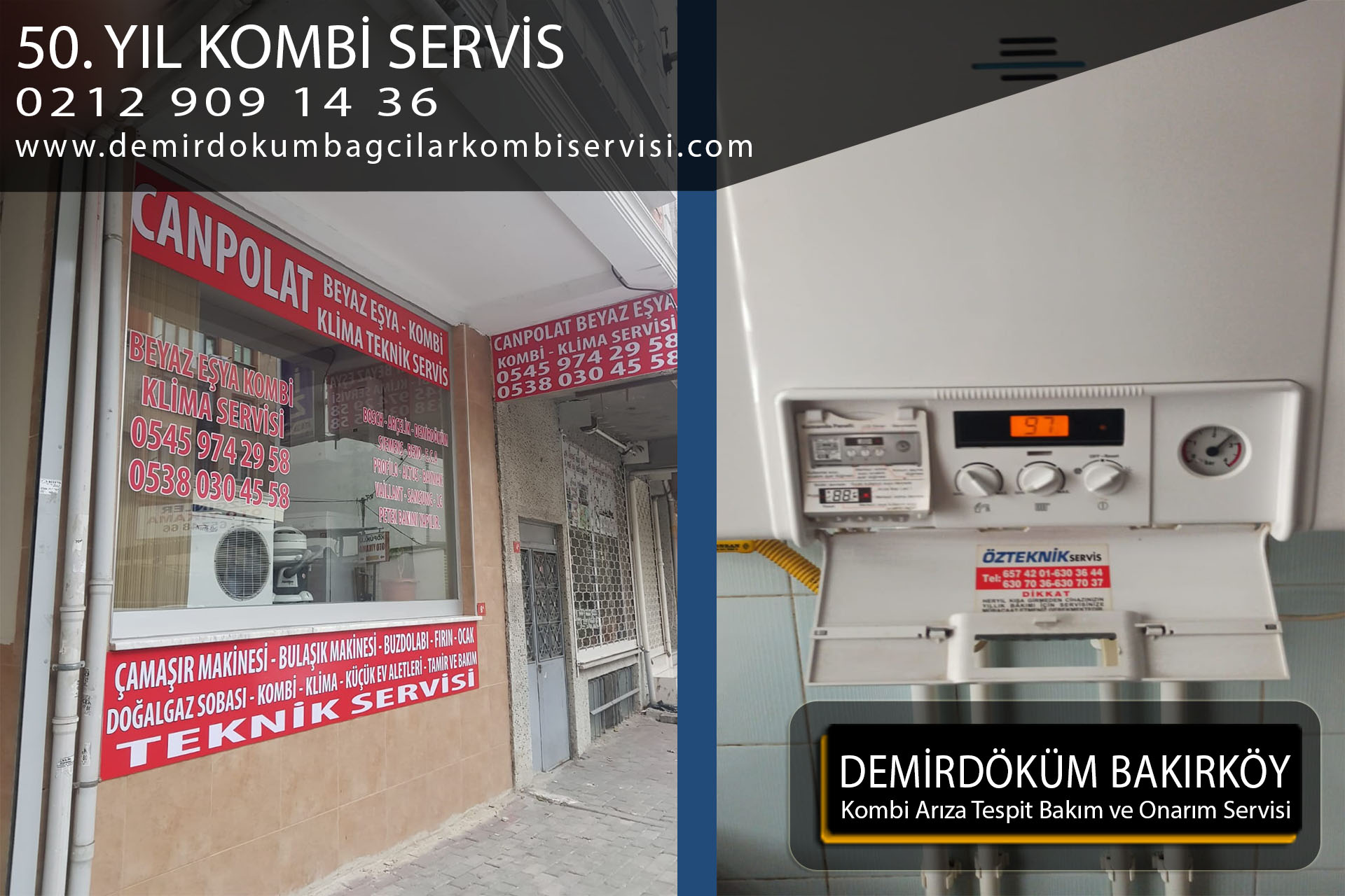 50 yıl kombi servis