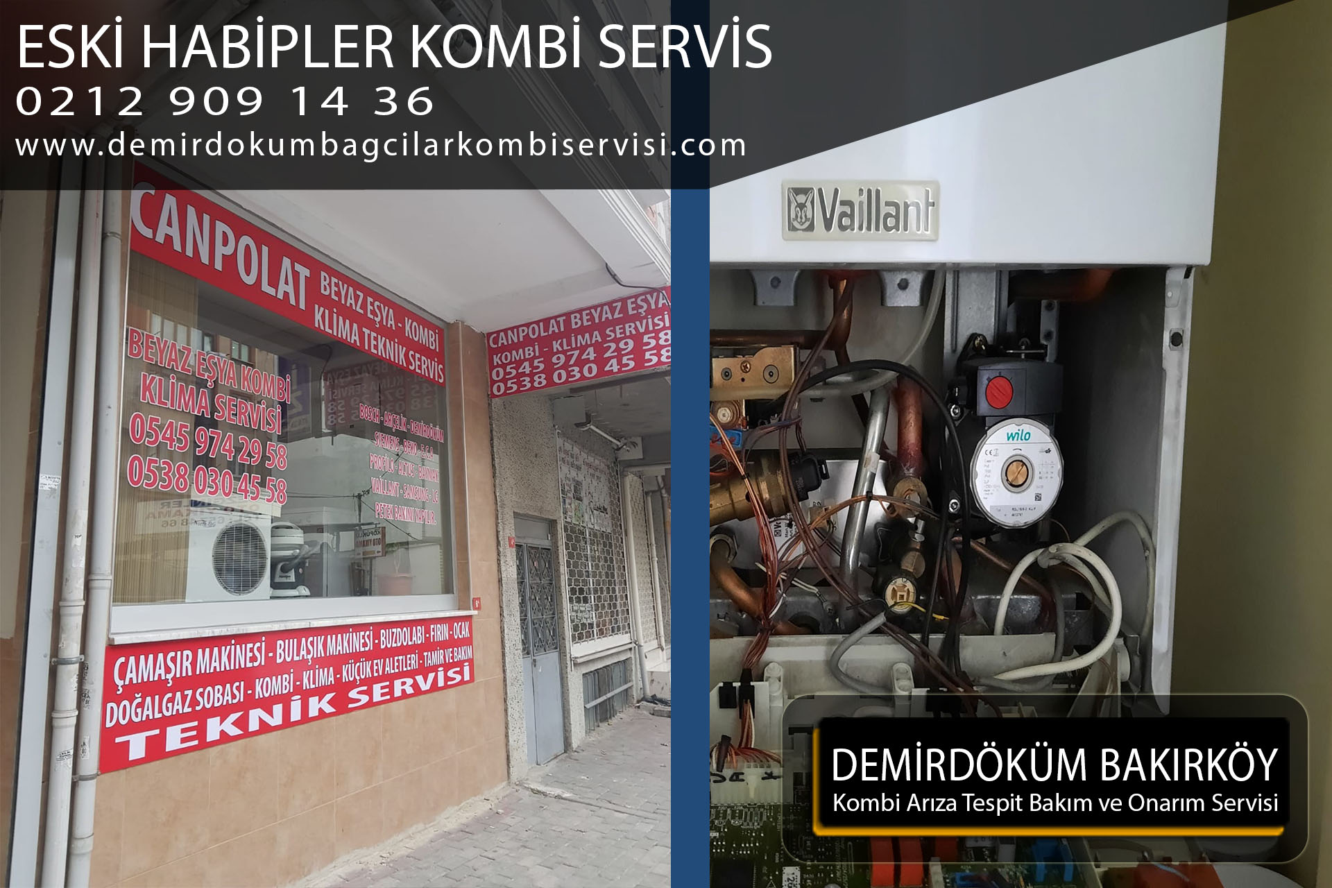 eski habipler kombi servis