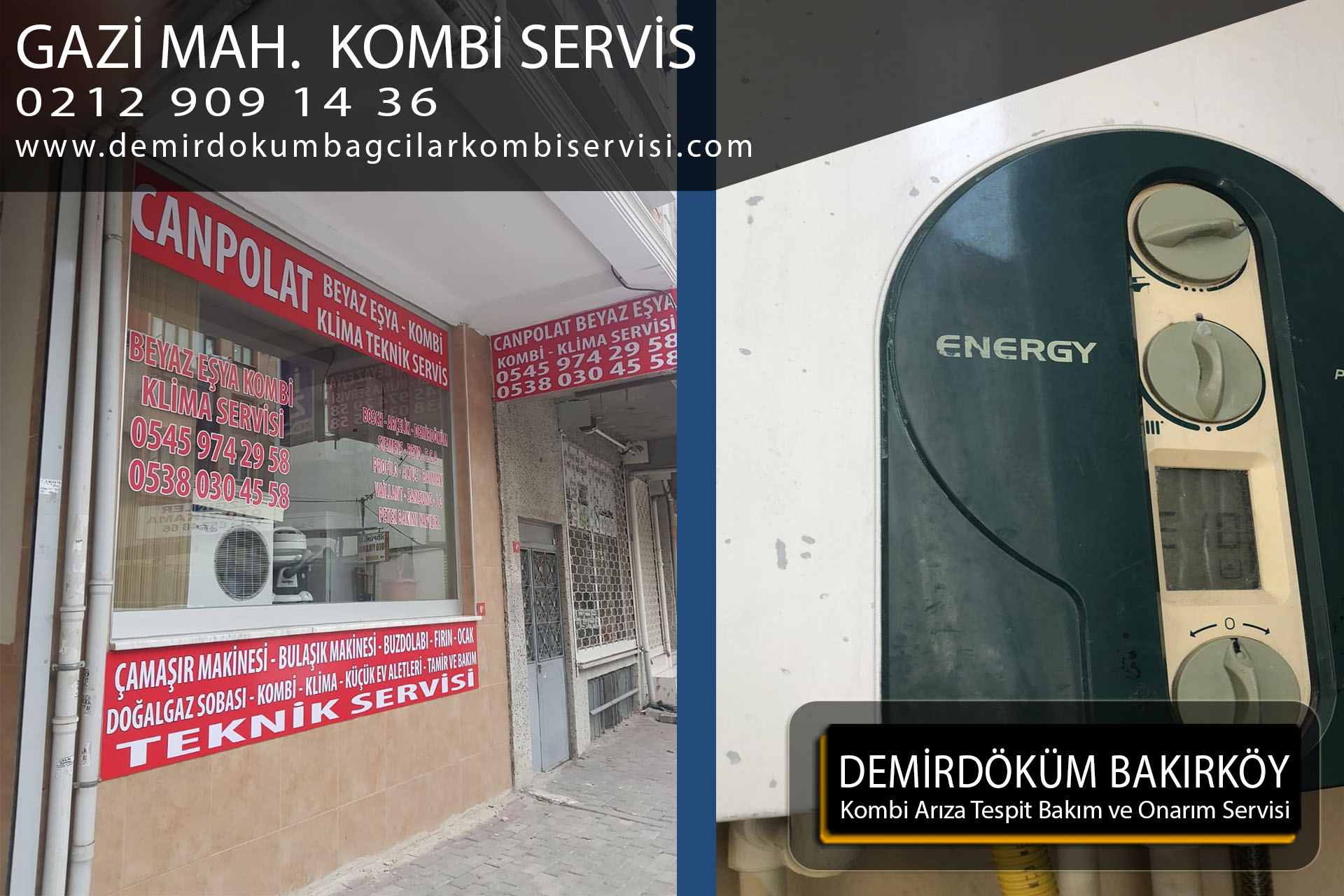 gazi mahallesi kombi servis