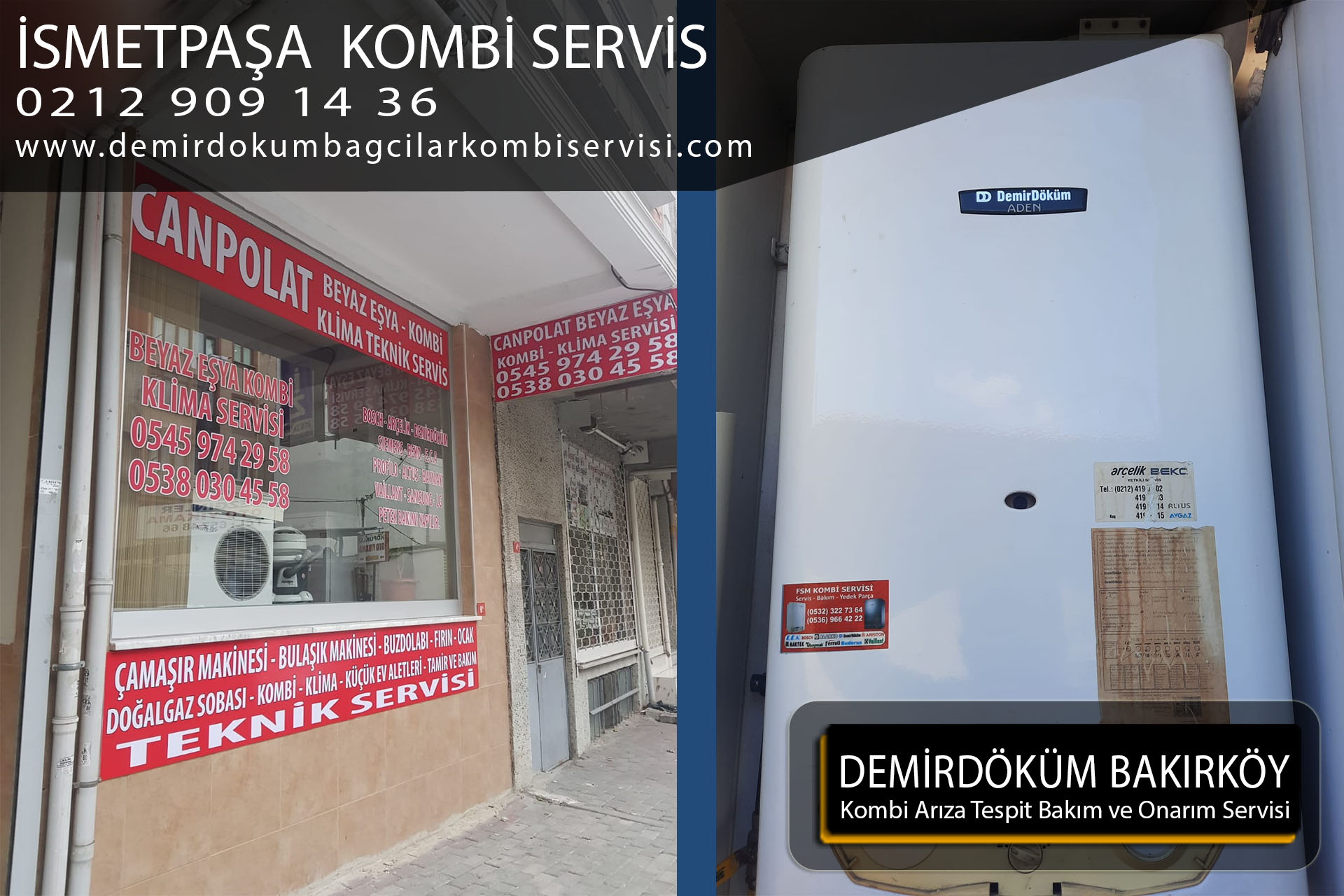 ismetpaşa kombi servis