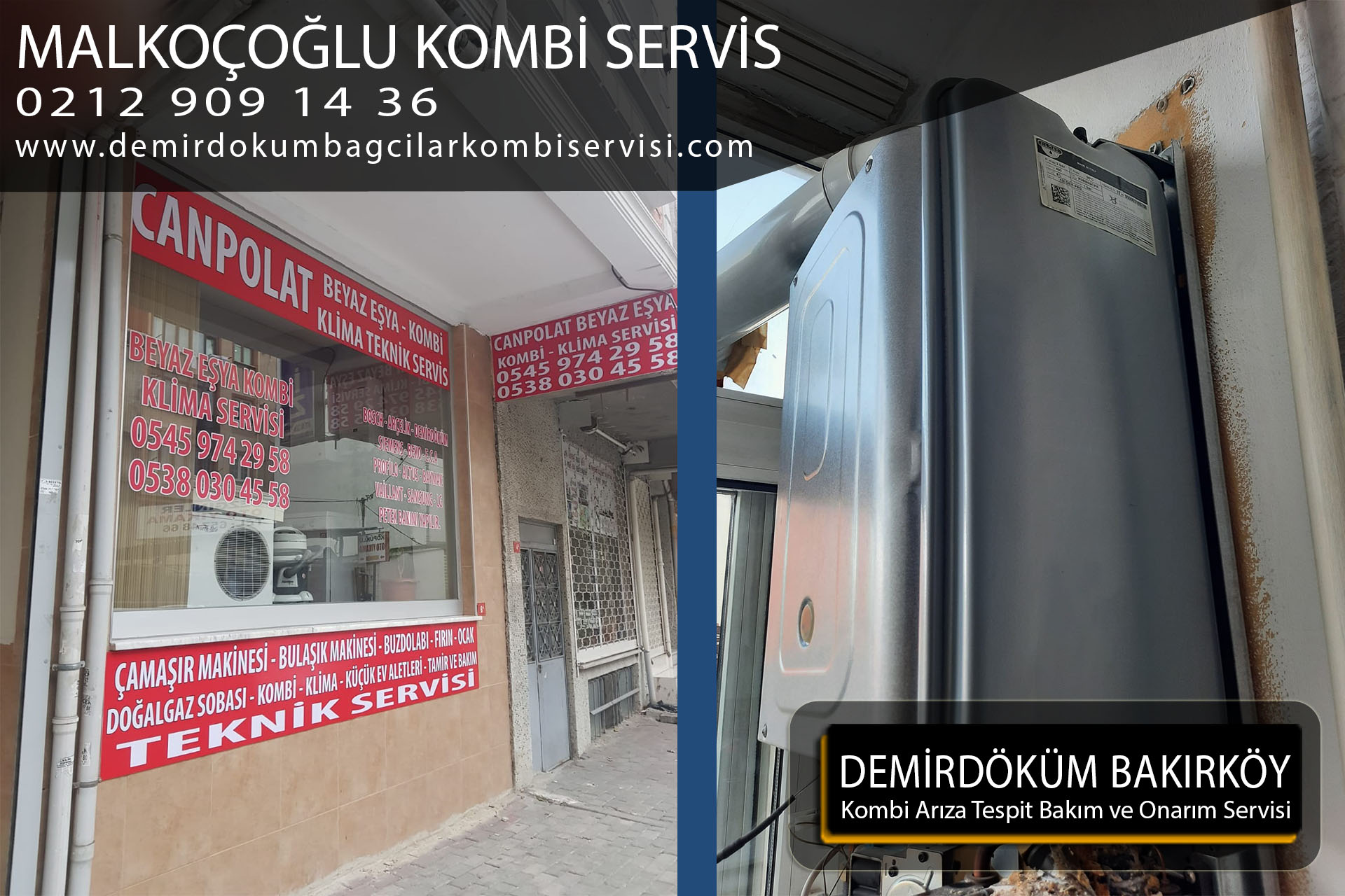 malkoçoğlu kombi servis
