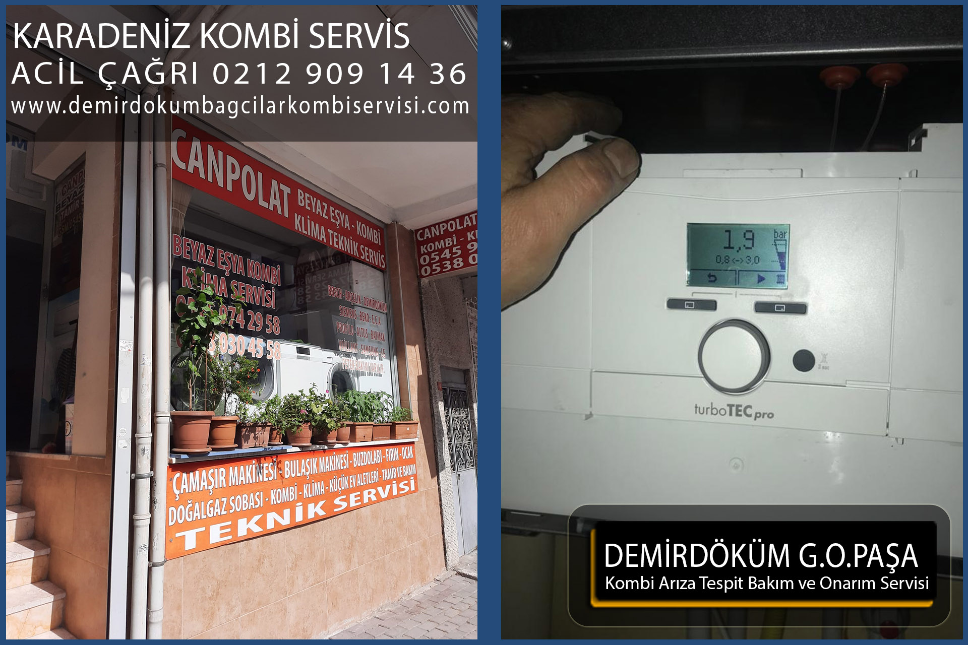 karadeniz kombi servis