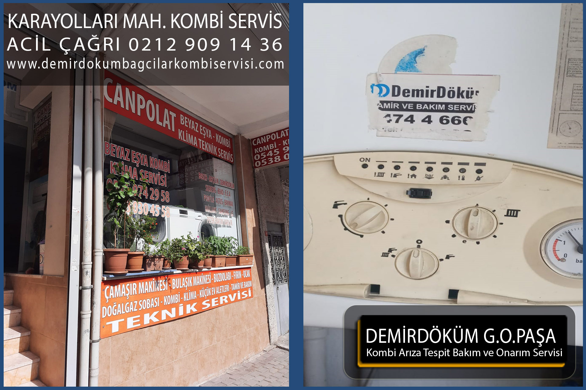 karayolları mahallesi kombi servis