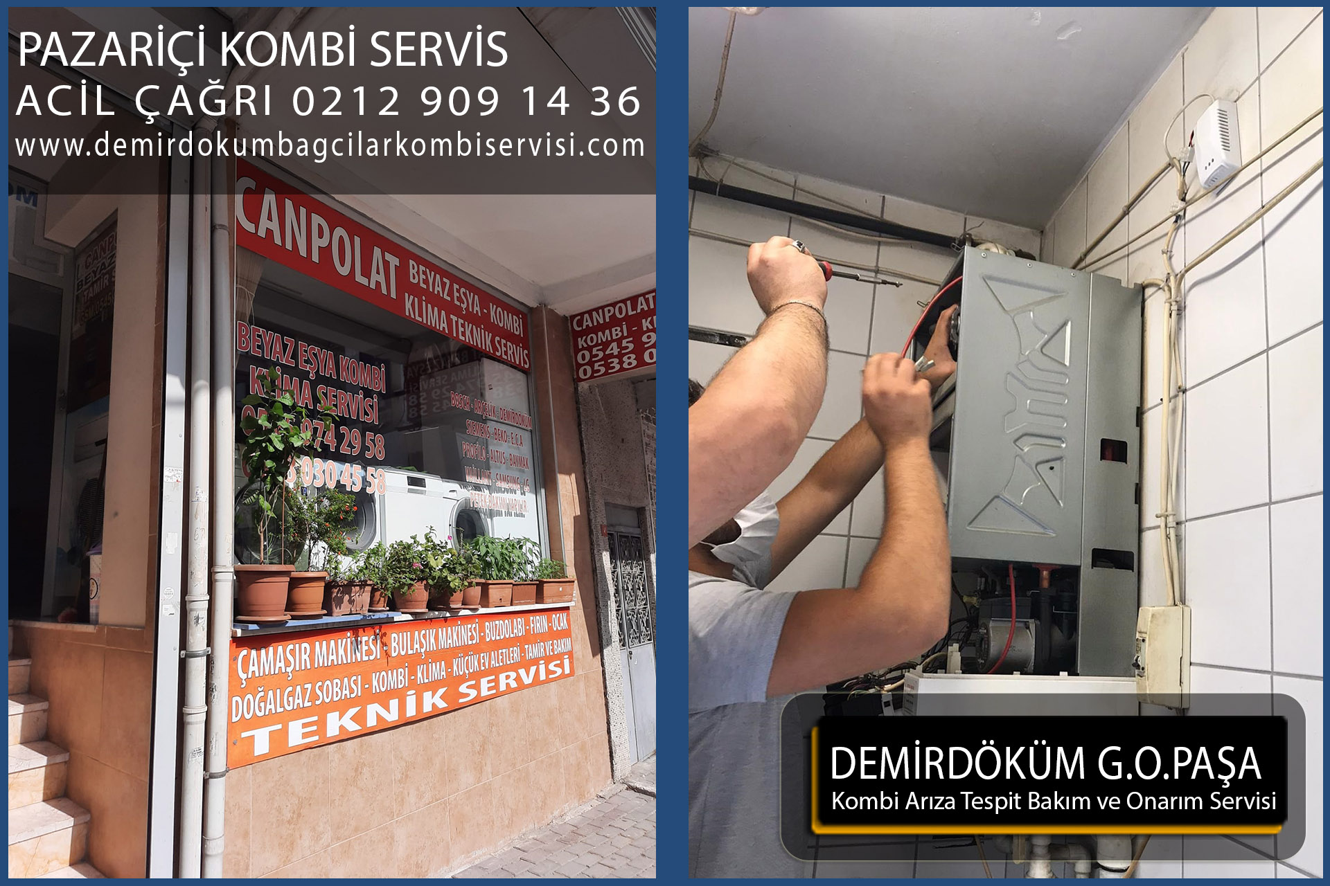 pazariçi kombi servis