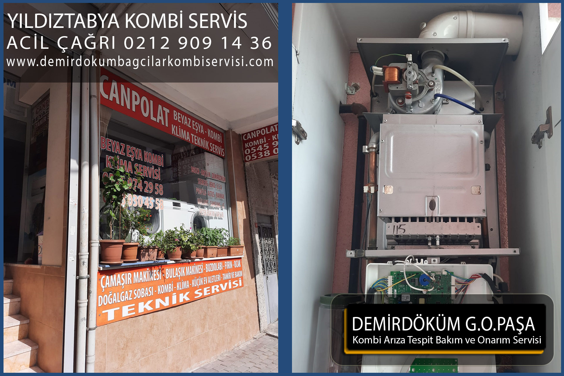 yıldıztabya kombi servis